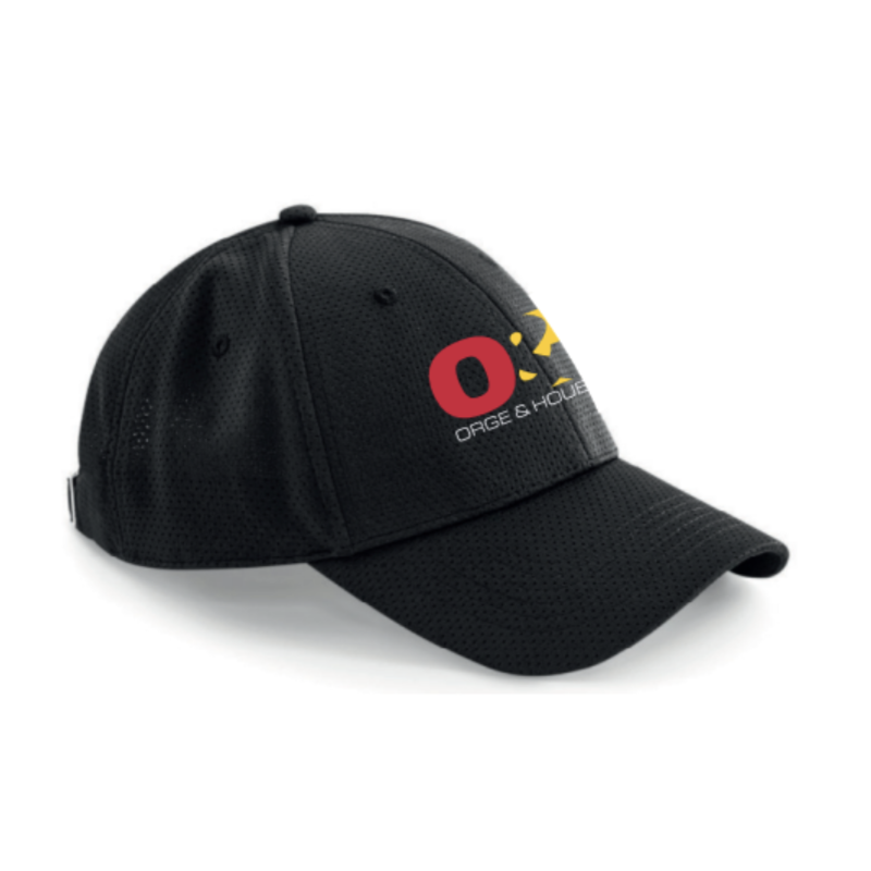 Casquette visière noire